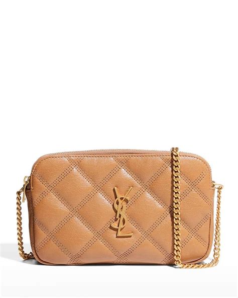 ysl double zip bag|Becky Quilted Metallic Leather Double.